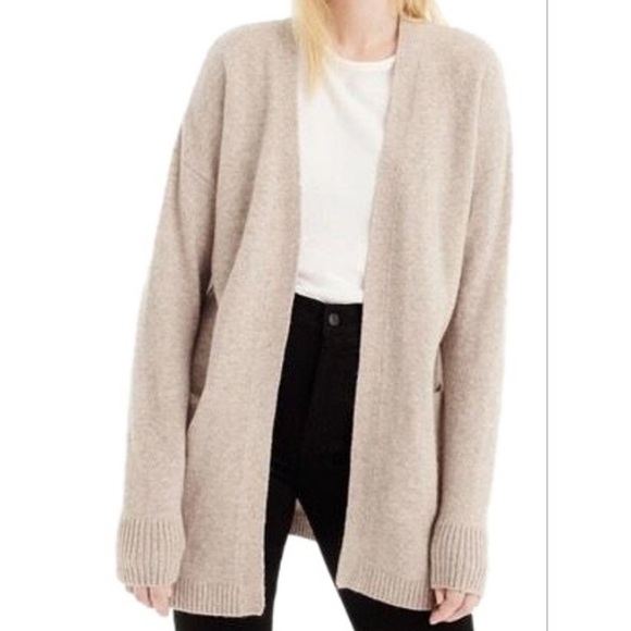 Tan boyfriend cardigan Clearance